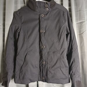 Prana Womens Black Military Jacket